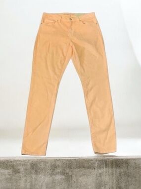 Michael Kors Mid-Rise Izzy Melon Skinny Jeans
